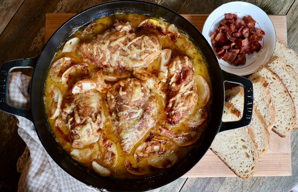 Creamy Apple Cider Chicken