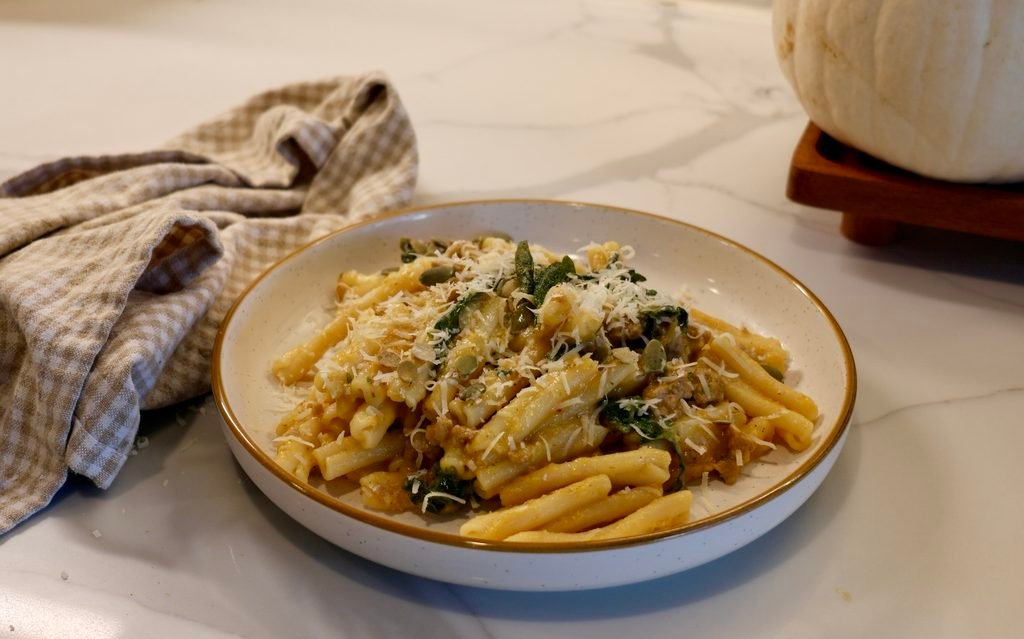 Creamy Pumpkin Sausage Pasta